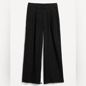NWT Old Navy High-Waisted Linen-Blend Taylor Pants